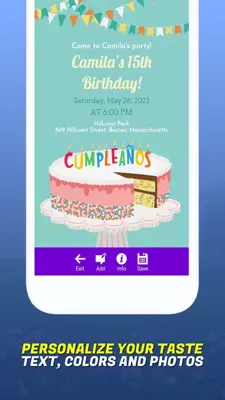 Invitation Maker & Card Design android App screenshot 2